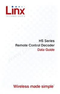LICAL-DEC-HS001 Datasheet Cover
