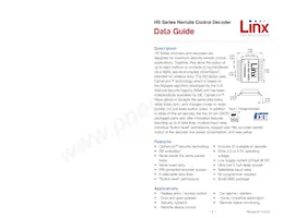 LICAL-DEC-HS001 Datasheet Pagina 3