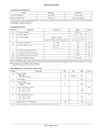 M74LCX16245DTR2G Datasheet Page 3