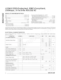 MAX1406CWE+TGA8 Datenblatt Seite 2