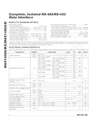 MAX1480BCPI-G10 Datasheet Page 2