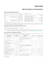 MAX14820ETG+T Datasheet Page 3
