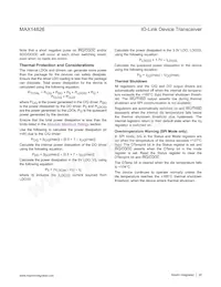 MAX14826GTG+T Datasheet Page 20