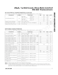 MAX1483EUA+T Datasheet Page 3