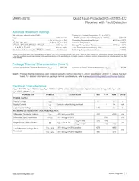 MAX14891EATP+T Datasheet Page 2