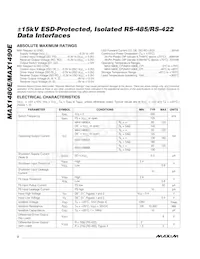 MAX1490EBCPG+ Datasheet Page 2