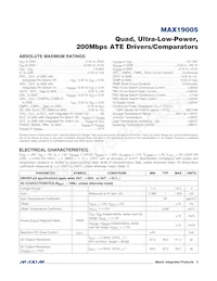 MAX19005CCS+T Datasheet Page 2