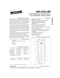 MAX212EWG+T Datasheet Cover