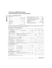 MAX218CAP+T Datasheet Page 2