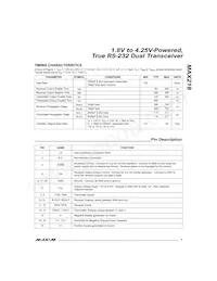MAX218CAP+T Datasheet Pagina 3