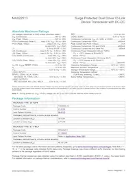 MAX22513ATI+ Datasheet Page 3