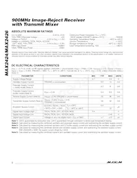MAX2424EAI+T Datasheet Page 2