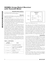 MAX2424EAI+T Datasheet Page 10