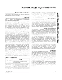 MAX2440EAI+T Datasheet Page 9