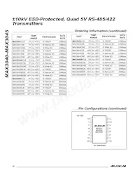 MAX3043EWE+ Datasheet Page 14