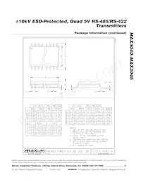 MAX3043EWE+ Datasheet Page 15