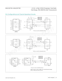 MAX3077EESA/V+T Datasheet Page 20