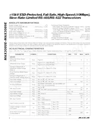 MAX3088ECSA+TG24 Datasheet Page 2