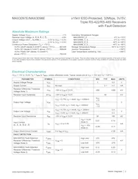 MAX3098EACSE+T Datasheet Page 2