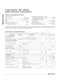 MAX3120EUA+T Datasheet Page 2