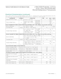 MAX3162ECAI+T Datasheet Page 4