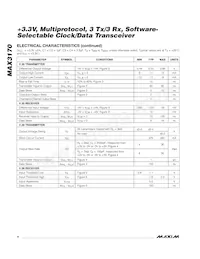 MAX3170CAI Datasheet Page 4
