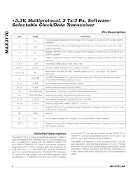 MAX3170CAI Datasheet Page 8