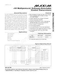 MAX3175CAI+T Datenblatt Cover