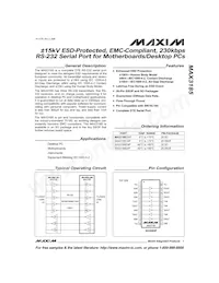 MAX3185EWP+數據表 封面