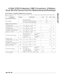 MAX3187CAX+T Datasheet Page 3