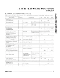 MAX3228EBV+T Datasheet Pagina 3