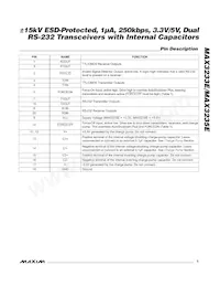 MAX3235EEWP+TG36 Datasheet Pagina 5