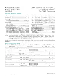 MAX3241EEAI+TG1Z Datasheet Page 2