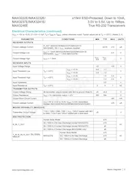 MAX3241EEAI+TG1Z Datasheet Page 3