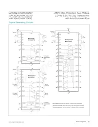 MAX3245ECAI+TG1Z Datasheet Page 22