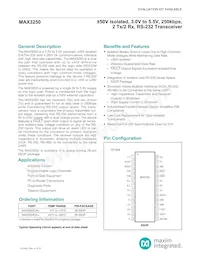 MAX3250EAI+T Datenblatt Cover