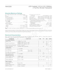 MAX3250EAI+T Datasheet Page 2