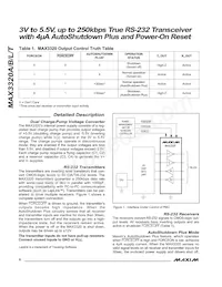 MAX3320BCAP+T Datasheet Page 6