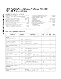MAX3466ESD+T Datenblatt Seite 2