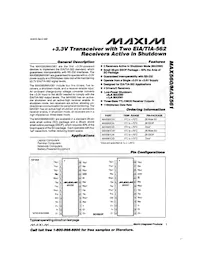 MAX560CAI+TG05數據表 封面