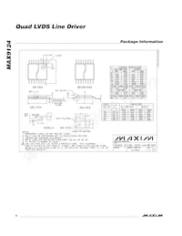 MAX9124EUE+T Datasheet Page 8
