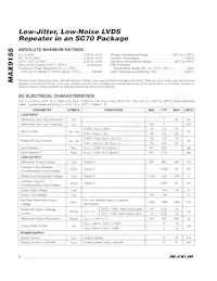 MAX9155EXT+T Datasheet Page 2