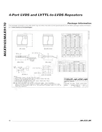 MAX9169EUE+T Datasheet Page 18