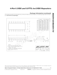 MAX9169EUE+T Datasheet Page 19