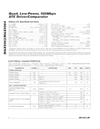MAX9963AJCCQ+D Datasheet Page 2