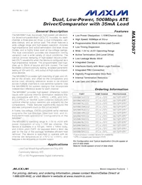 MAX9967ADCCQ+D Datasheet Cover