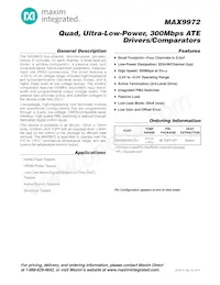 MAX9972ACCS+D Datasheet Cover