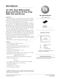 MC100EL29DWR2G Datenblatt Cover