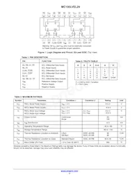 MC100LVEL29DWR2G Datasheet Page 2