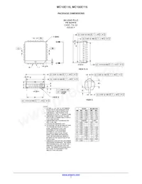 MC10E116FNR2G Datasheet Page 7